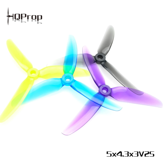 NEW HQ Freestyle Prop 5X4.3X3V2S (2CW+2CCW)-Poly Carbonate 5inch Propeller for FPV